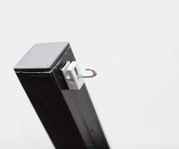 Słupek ogrodzeniowy z profilu 50x50x2mm wys. 2m